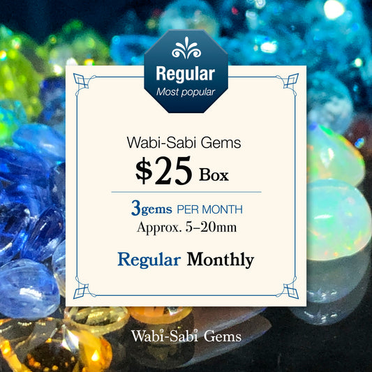 Wabi-Sabi Gems $25 Box Regular Monthly