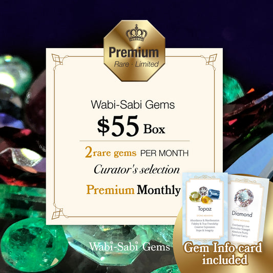 Wabi-Sabi Gems $55 Box Premium Monthly